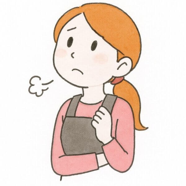 悩んでいる女性