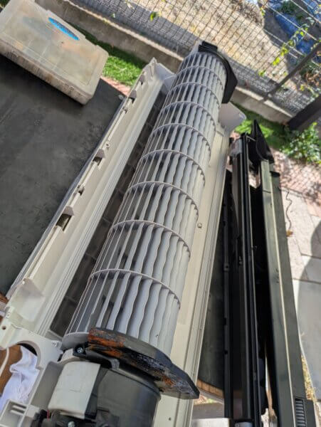 エアコンのファンもキレイになりました！