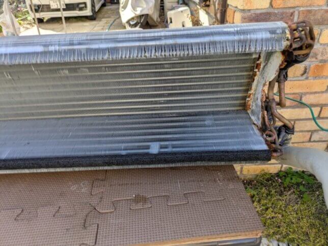 熱交換器がキレイに蘇りました！