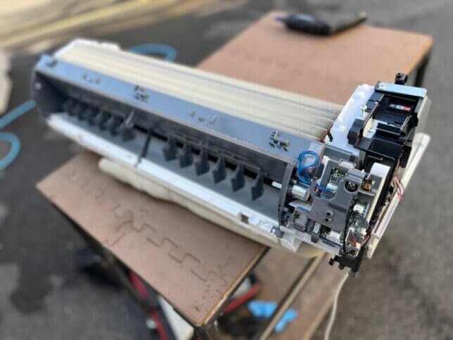 カビ除去後のシロッコファン