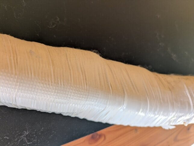 ウサギちゃんの毛がいたるところに