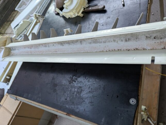 パナソニックエアコンドレンパンん洗浄後