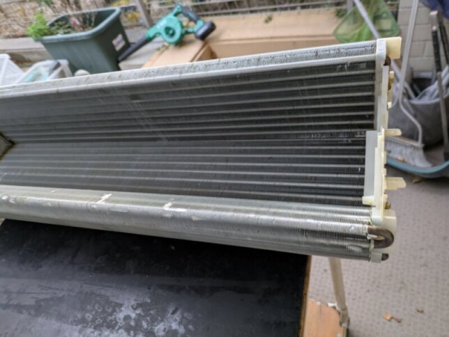 パナソニックお掃除機能付き熱交換器の洗浄後