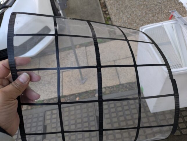 和泉市でのフィルター洗浄後