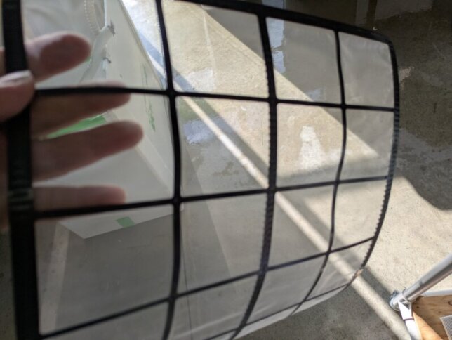 一階のエアコンのフィルター見違えるほど