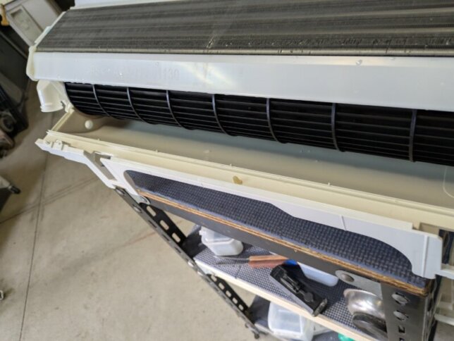 二階のエアコンもすっくり！