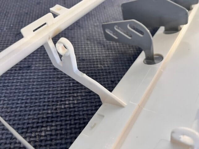 エアコン洗浄後の部品