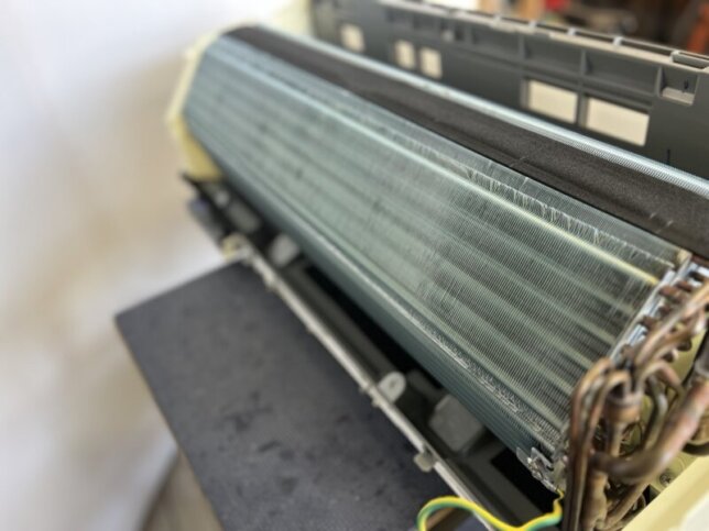 エアコン高圧洗浄の準備