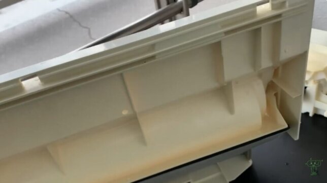 洗浄後のケーシングの裏