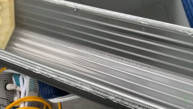 洗浄後の熱交換器