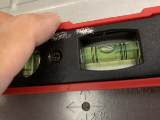 角度が逆勾配だった