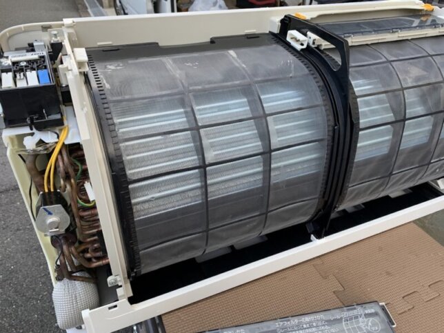 フィルターもキレイになりました