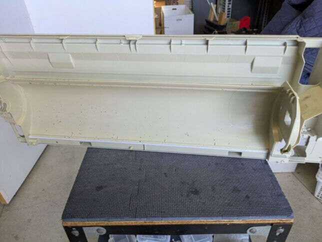 ケーシングはそんなに汚れていなかった