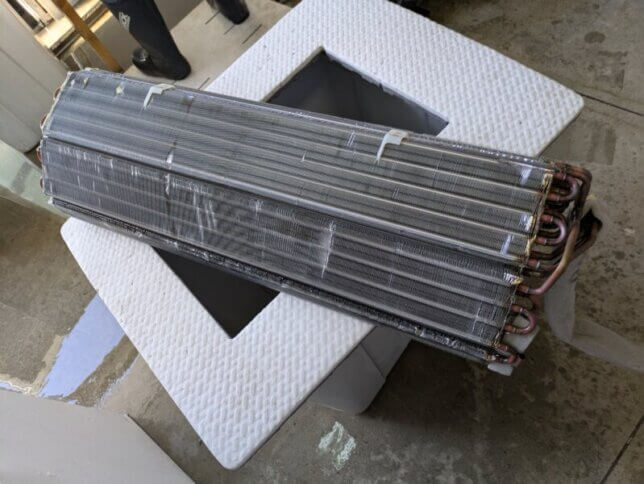 熱交換器も漬け置き洗浄