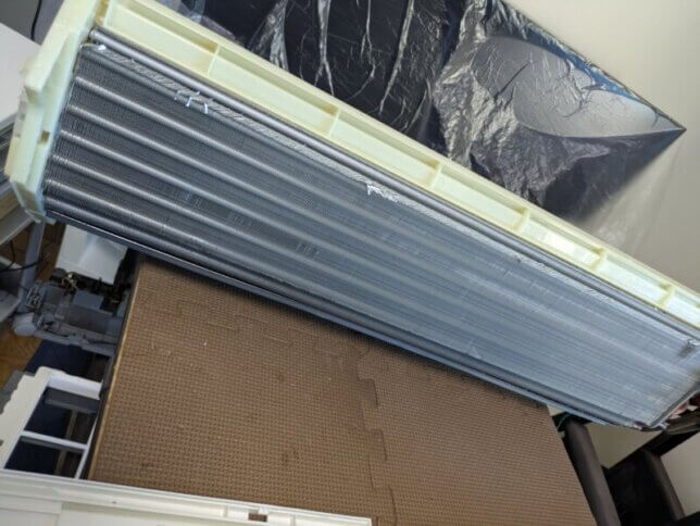 きれいになった熱交換器