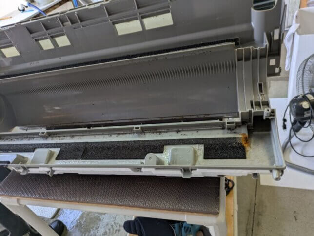 ケーシングの汚れ