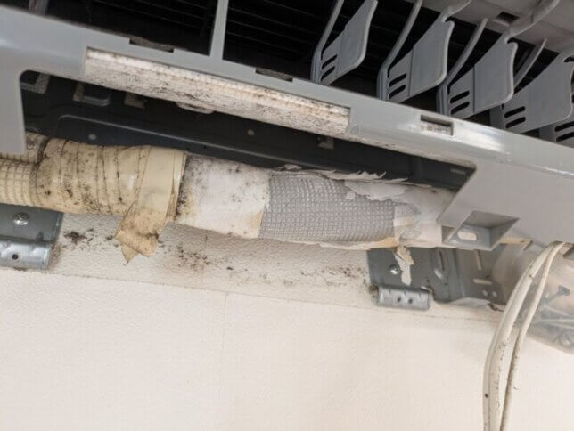 カバー外したらカビが凄い
ファンはそれ程ではなかったのに