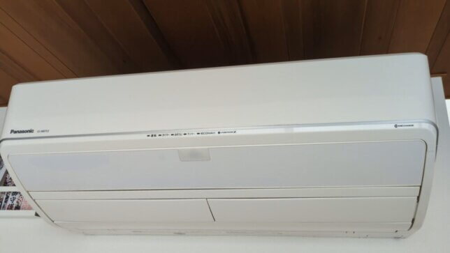 堺市東区｜出産前に完全分解エアコンクリーニング「赤ちゃんのために空気をきれいにしたかった」