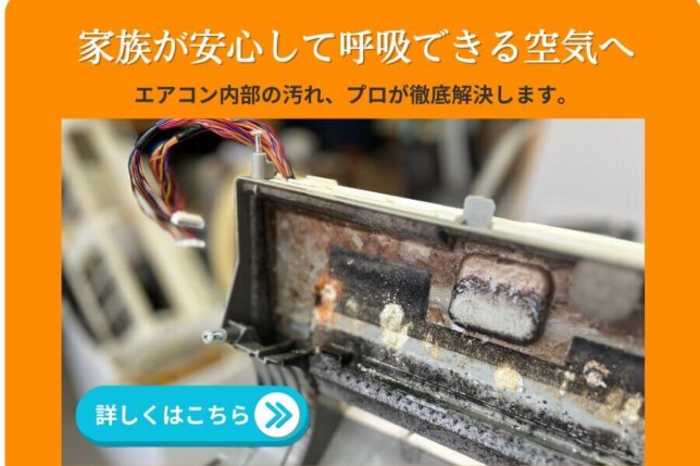 家族が安心エアコン完全分解クリーニング