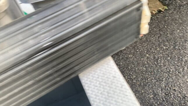 クリーニング後の熱交換器