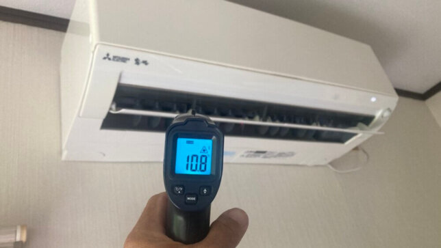 【滋賀県大津市・三菱電機エアコン】3年前に伝えたカビ抑制の3つの方法を全て実践!エアコン内部がほとんどカビなしだった驚きの実証例