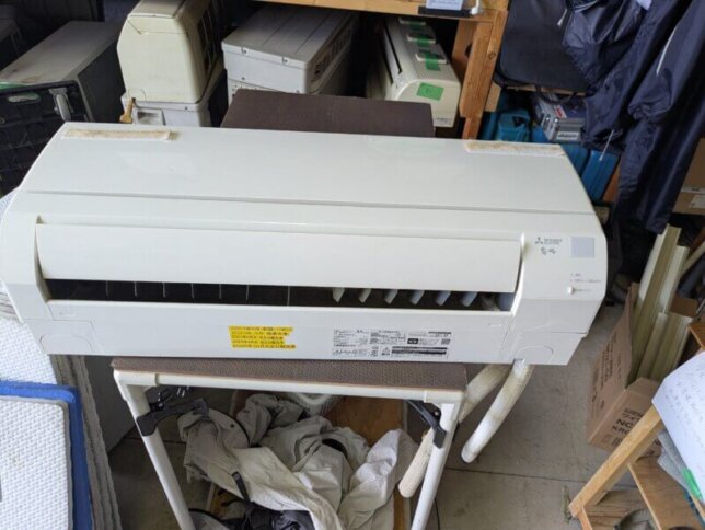 抹茶製造工場のエアコン
