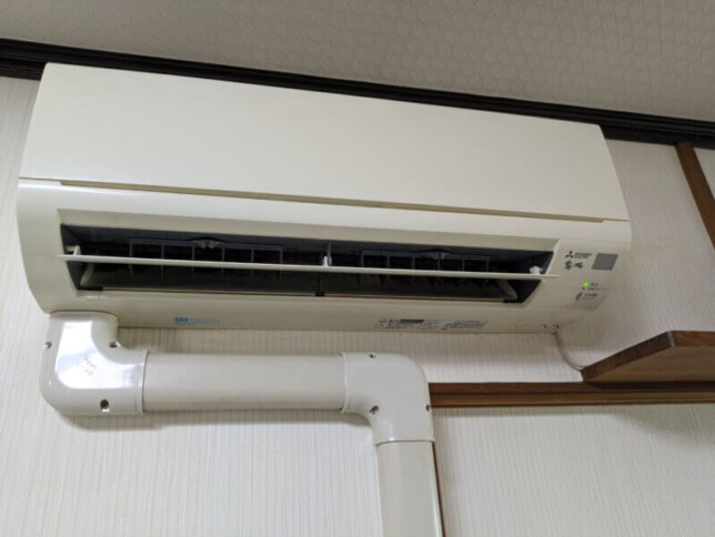本日ご依頼いただいた風の出ない三菱電機ノーマルエアコン