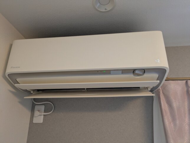 お客様自身が洗浄したエアコン
