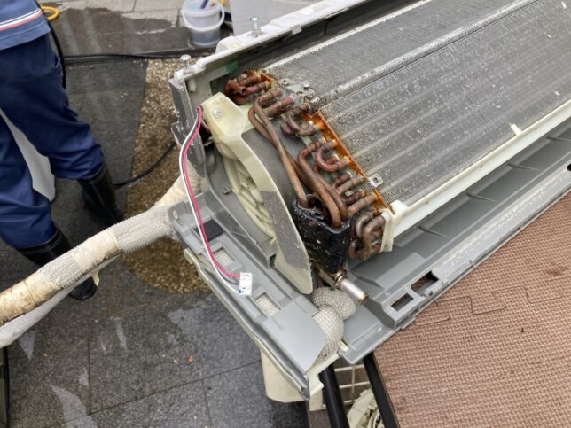 熱交換器全体 洗浄前