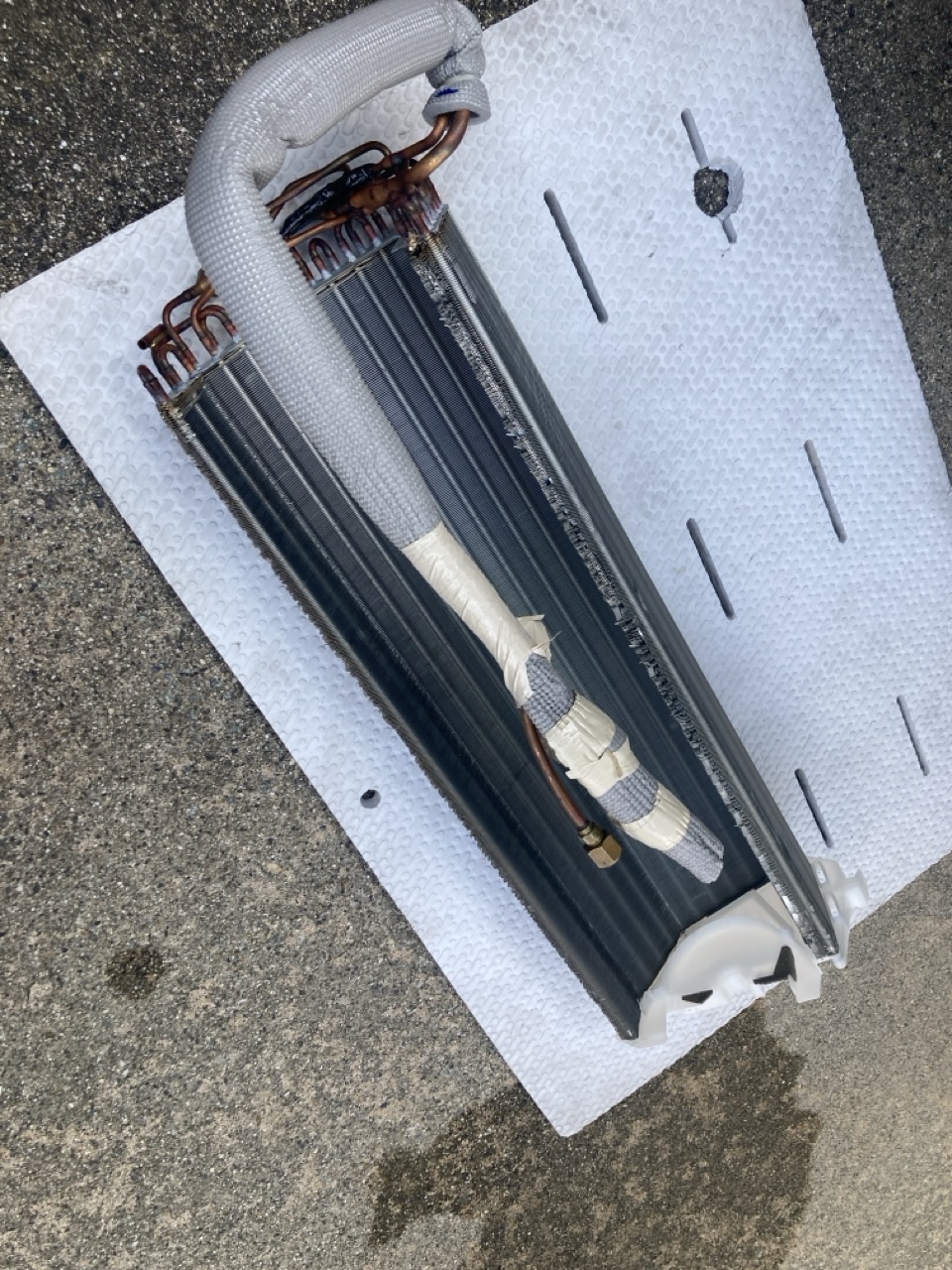 熱交換器の裏側