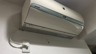 東大阪市のシャープ AY-D71SX-W 完全分解クリーニング