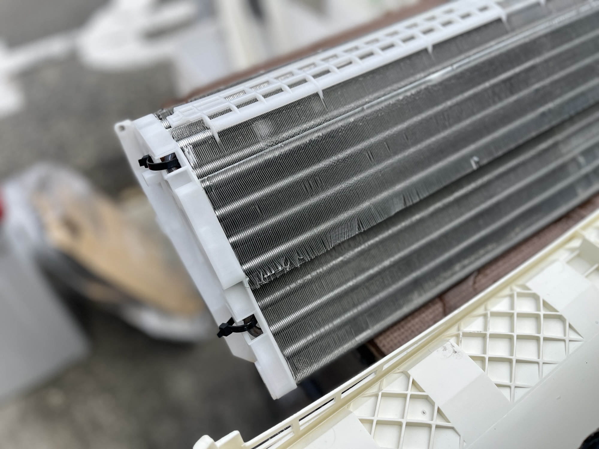 SHARP AY-D25DX-Wの熱交換器